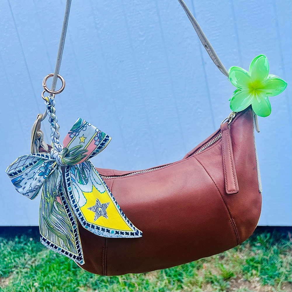Vintage COACH Y2K Fortune Cookie Hobo Handbag